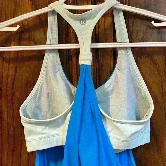 Lululemon Practice Freely Tank size 4 
Beach Blanket Blue / Aquamarine - Picture 11 of 15